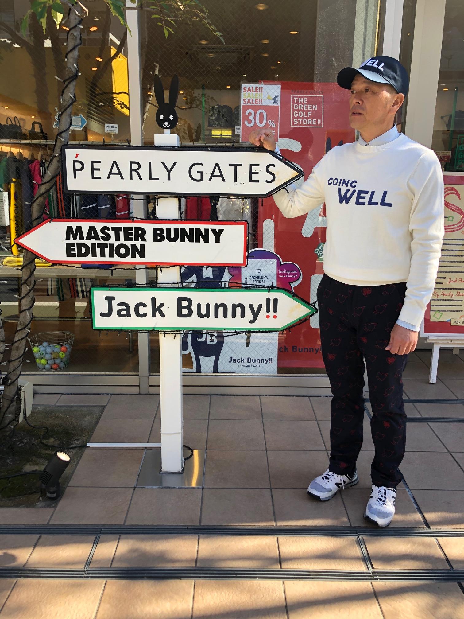 おすすめ】 Jack Bunny by PEARLY GATES ハーフジップセーター 