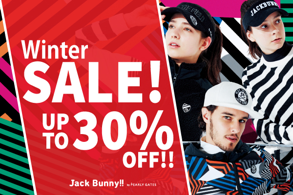 Jack Bunny! WINTER SALE 1月1日AM0時スタート!!