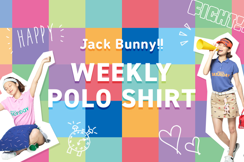 WEEKLY POLO SHIRT｜Jack Bunny!!