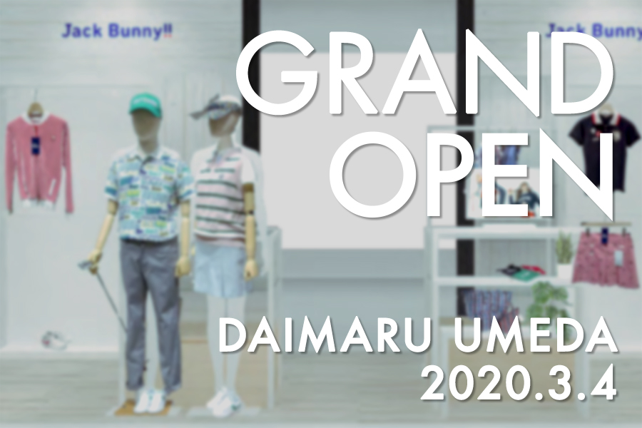 【大丸 梅田店】Jack Bunny!! NEW SHOP OPEN!!