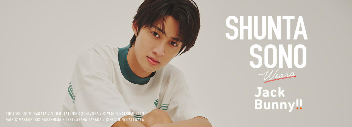 KYOYA HONDA wears Jack Bunny!!